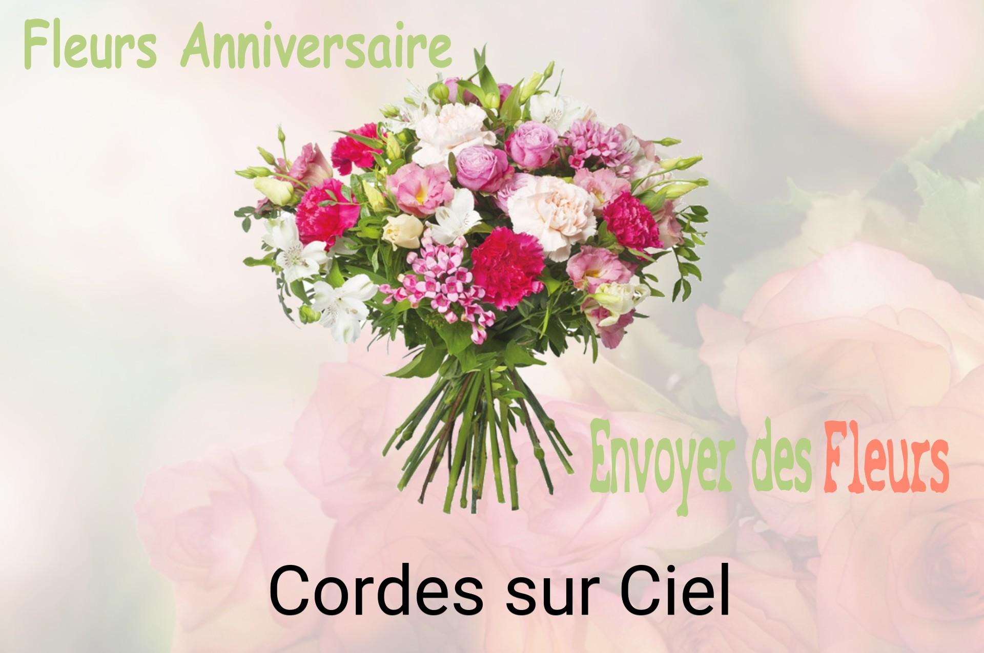 Bouquet de fleurs d’anniversaire livré à Cordes-sur-Ciel