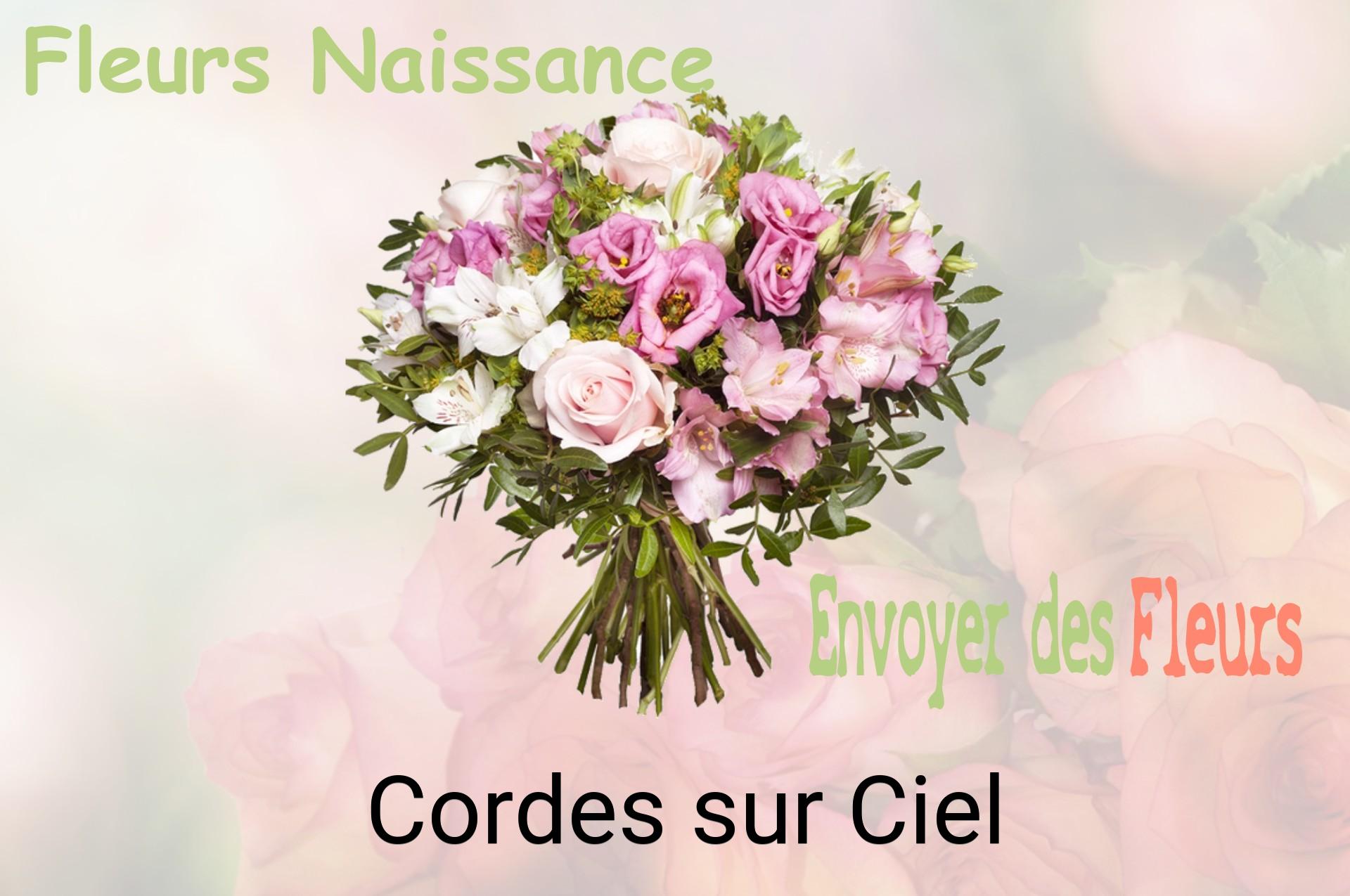 Bouquet de fleurs de naissance livré à Cordes-sur-Ciel
