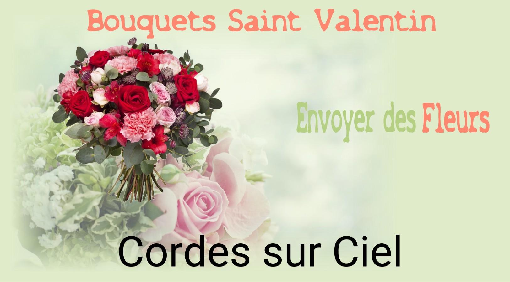 Roses de Saint-Valentin livrées à Cordes-sur-Ciel